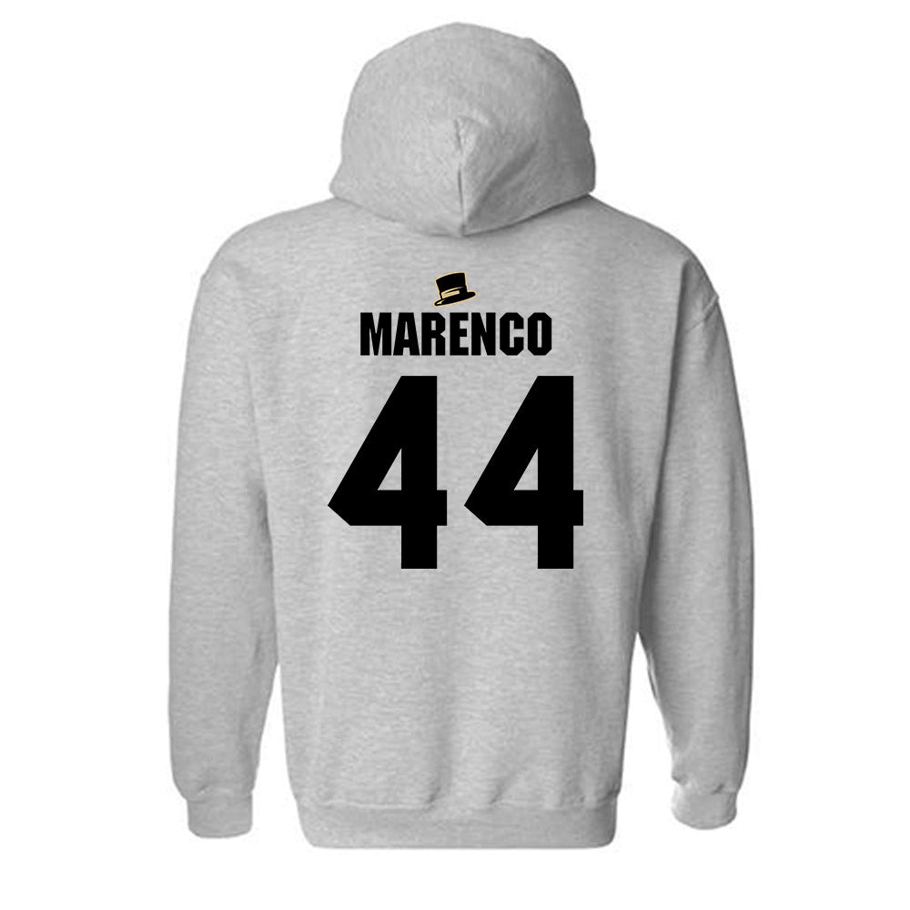 Wake Forest - NCAA Football : Alec Marenco - Generic Shersey Hooded Sweatshirt-1
