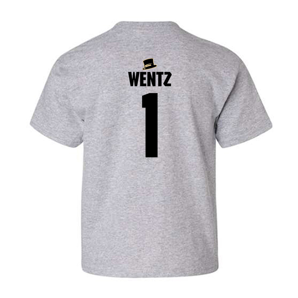 Wake Forest - NCAA Baseball : Dalton Wentz - Generic Shersey Youth T-Shirt-1