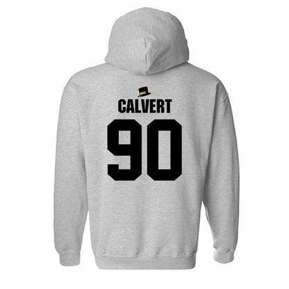 Wake Forest - NCAA Football : Connor Calvert - Generic Shersey Hooded Sweatshirt-1