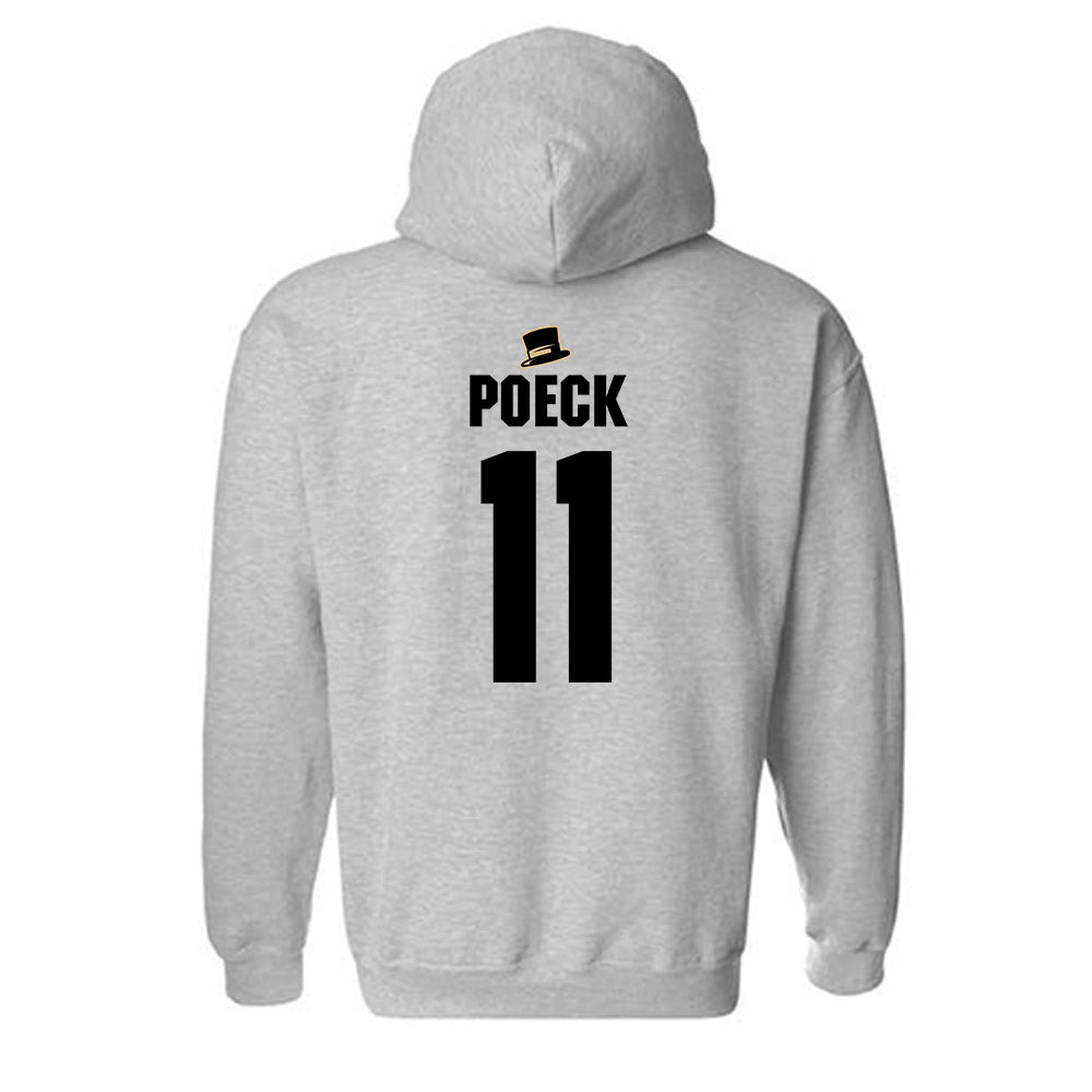 Wake Forest - NCAA Women's Volleyball : Sadie Poeck - Generic Shersey Hooded Sweatshirt-1