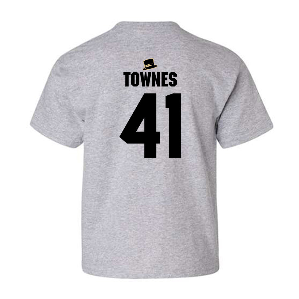 Wake Forest - NCAA Football : Kalil Townes - Generic Shersey Youth T-Shirt-1