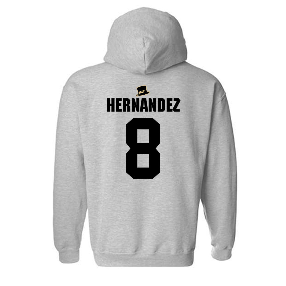 Wake Forest - NCAA Football : Carlos Hernandez - Generic Shersey Hooded Sweatshirt-1