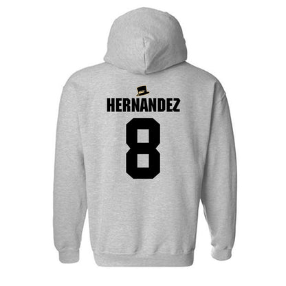 Wake Forest - NCAA Football : Carlos Hernandez - Generic Shersey Hooded Sweatshirt-1