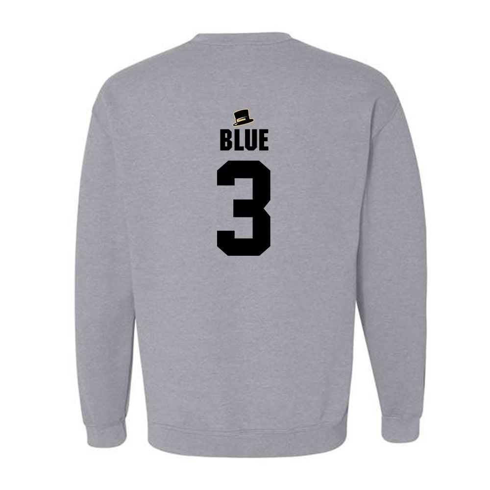 Wake Forest - NCAA Football : Capone Blue - Crewneck Sweatshirt Classic Shersey