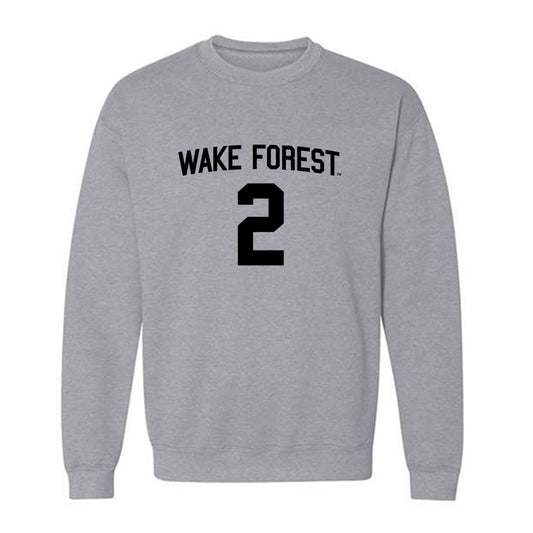 Wake Forest - NCAA Men's Basketball : Juke Harris - Generic Shersey Crewneck Sweatshirt