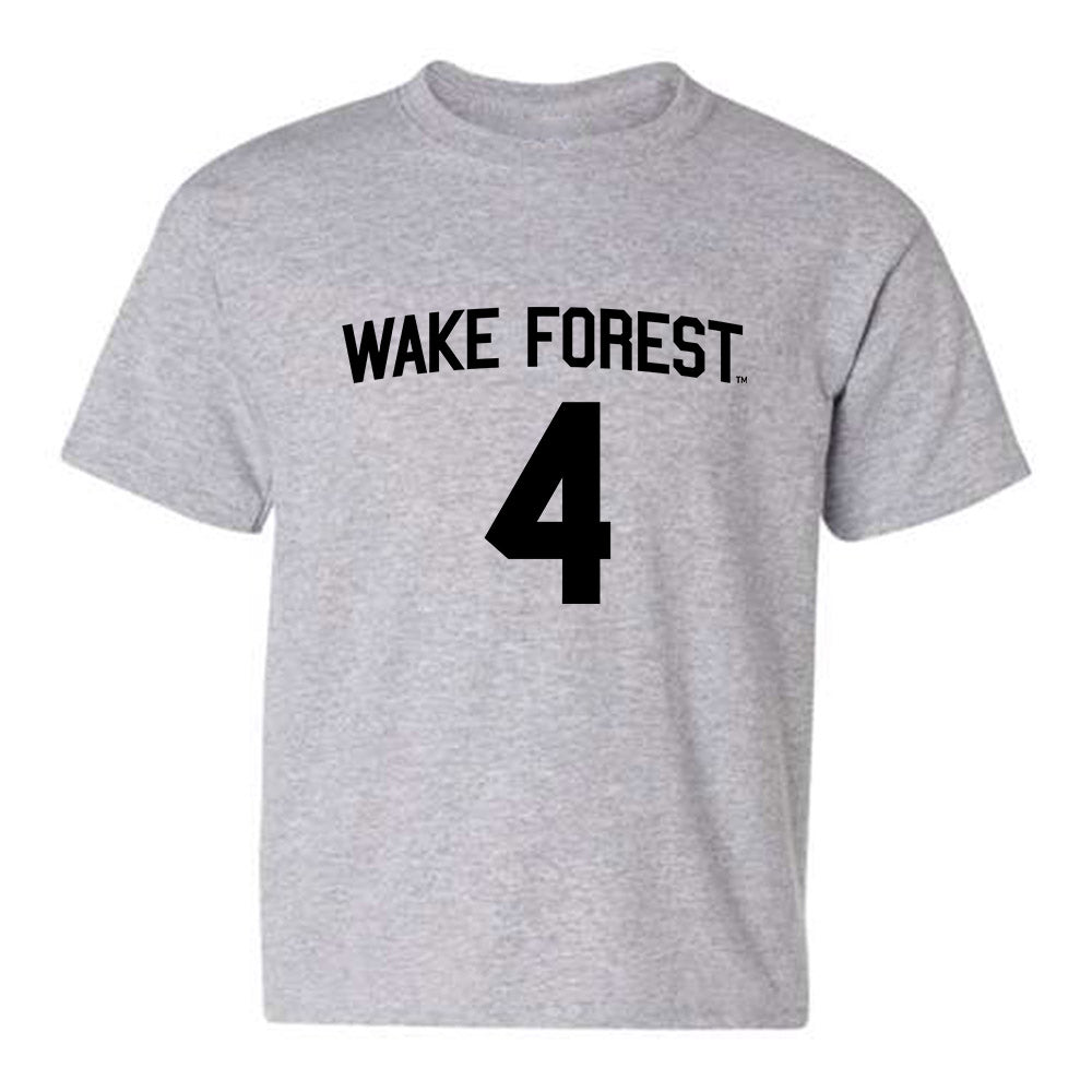 Wake Forest - NCAA Men's Soccer : Amoni Thomas - Generic Shersey Youth T-Shirt