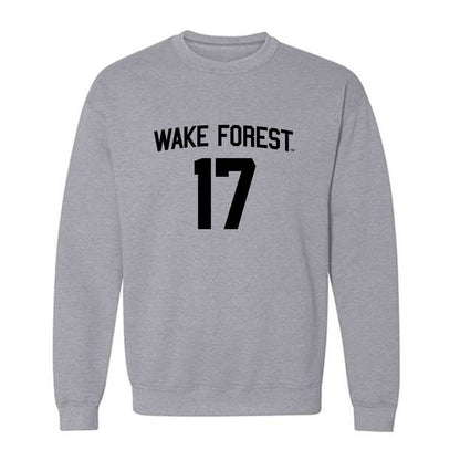 Wake Forest - NCAA Football : Billy Johnson - Generic Shersey Crewneck Sweatshirt-0