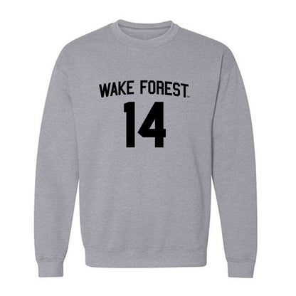 Wake Forest - NCAA Men's Soccer : Ryan Belal - Generic Shersey Crewneck Sweatshirt