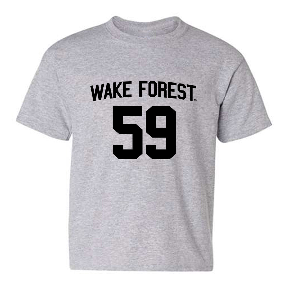 Wake Forest - NCAA Football : Brandon Hoyle - Generic Shersey Youth T-Shirt-0