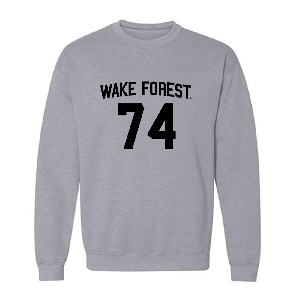 Wake Forest - NCAA Football : Nathan Pahanich - Generic Shersey Crewneck Sweatshirt-0