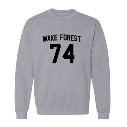 Wake Forest - NCAA Football : Nathan Pahanich - Generic Shersey Crewneck Sweatshirt-0