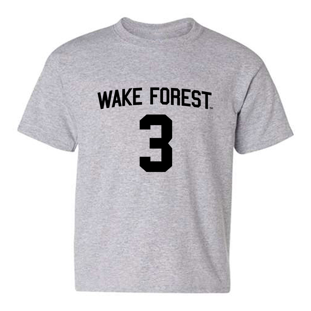 Wake Forest - NCAA Baseball : Alex Junghans - Generic Shersey Youth T-Shirt-0