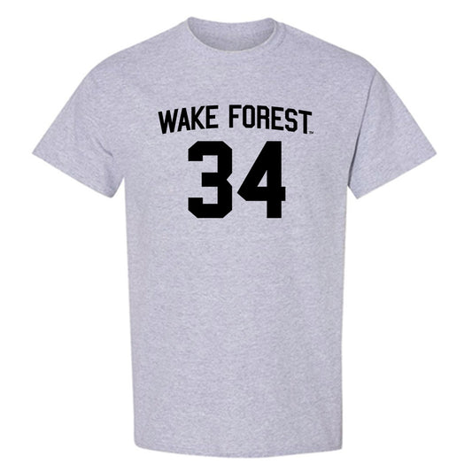 Wake Forest - NCAA Baseball : James Keenan - Generic Shersey T-Shirt-0