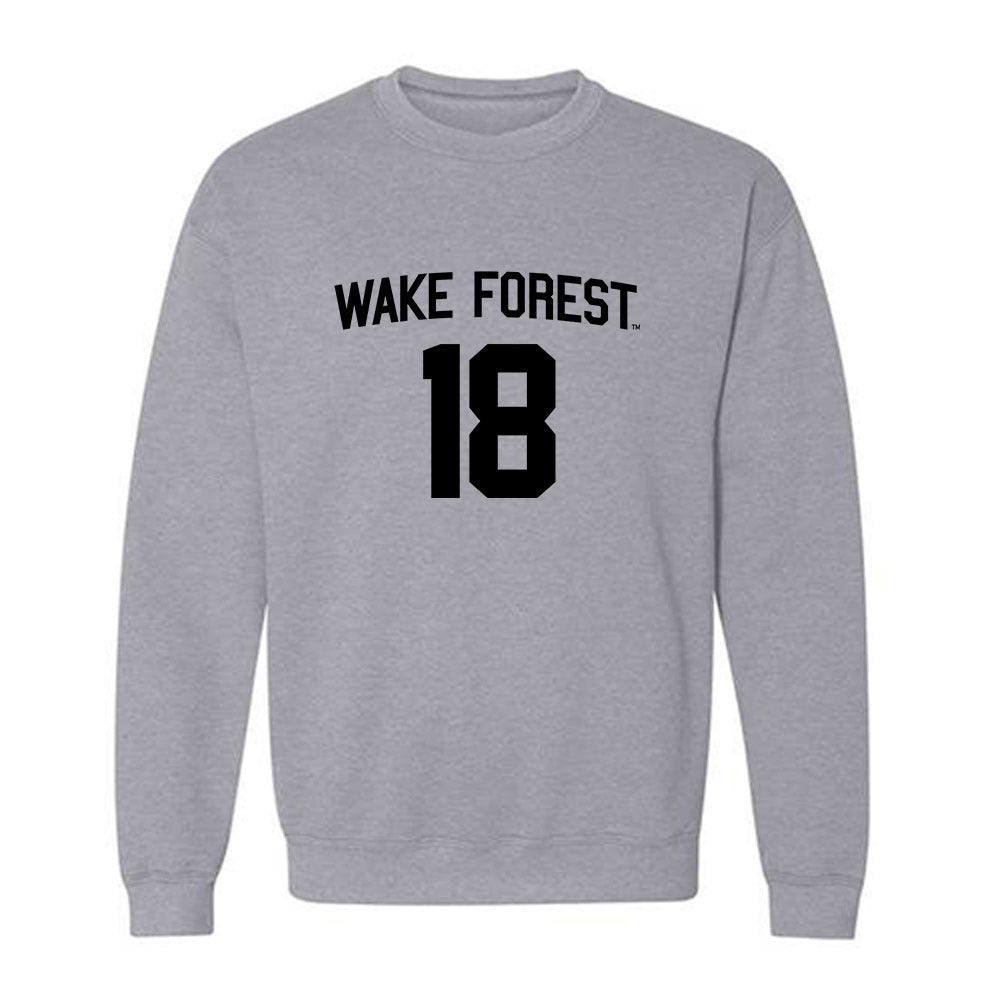Wake Forest - NCAA Women's Volleyball : Becca Bellows - Generic Shersey Crewneck Sweatshirt-0