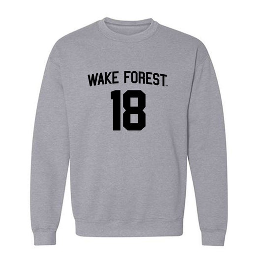 Wake Forest - NCAA Women's Volleyball : Becca Bellows - Generic Shersey Crewneck Sweatshirt-0
