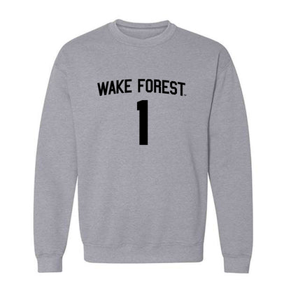 Wake Forest - NCAA Women's Volleyball : Dhru Lalaji - Generic Shersey Crewneck Sweatshirt