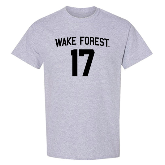 Wake Forest - NCAA Women's Soccer : Zaiba Ishaque - Generic Shersey T-Shirt-0