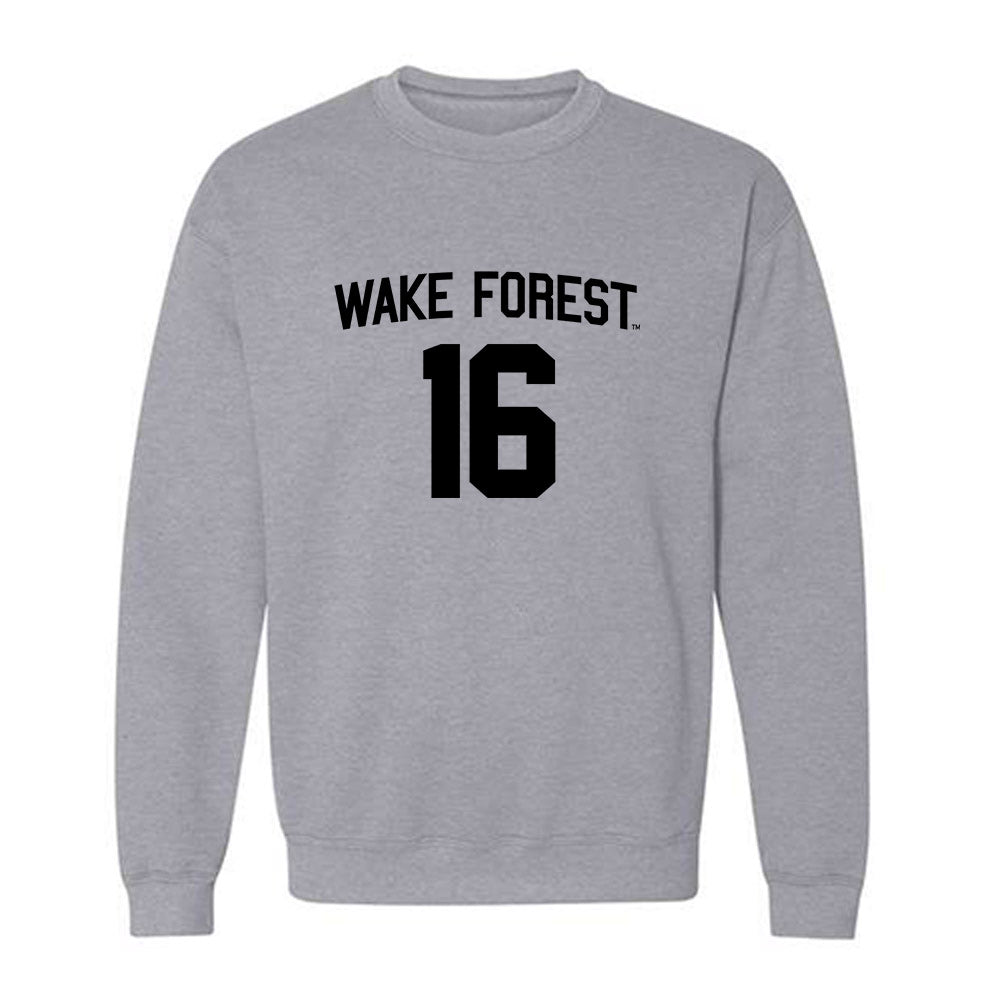 Wake Forest - NCAA Men's Soccer : Joel Torbjc - Generic Shersey Crewneck Sweatshirt-0
