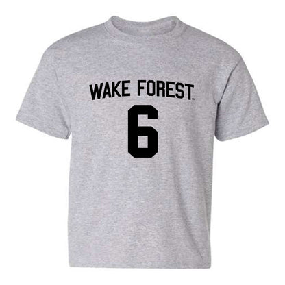 Wake Forest - NCAA Men's Basketball : Cameron Hildreth - Generic Shersey Youth T-Shirt