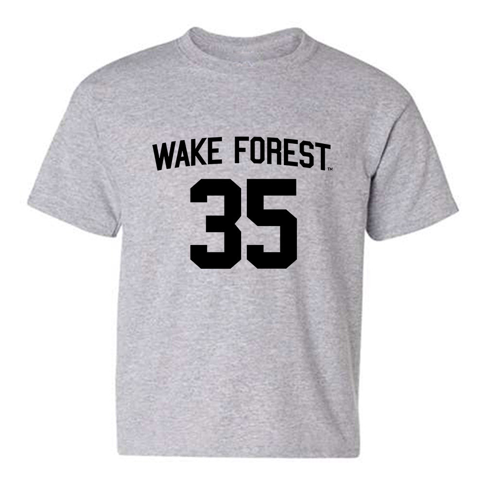 Wake Forest - NCAA Women's Basketball : Grace Galbavy - Generic Shersey Youth T-Shirt-0