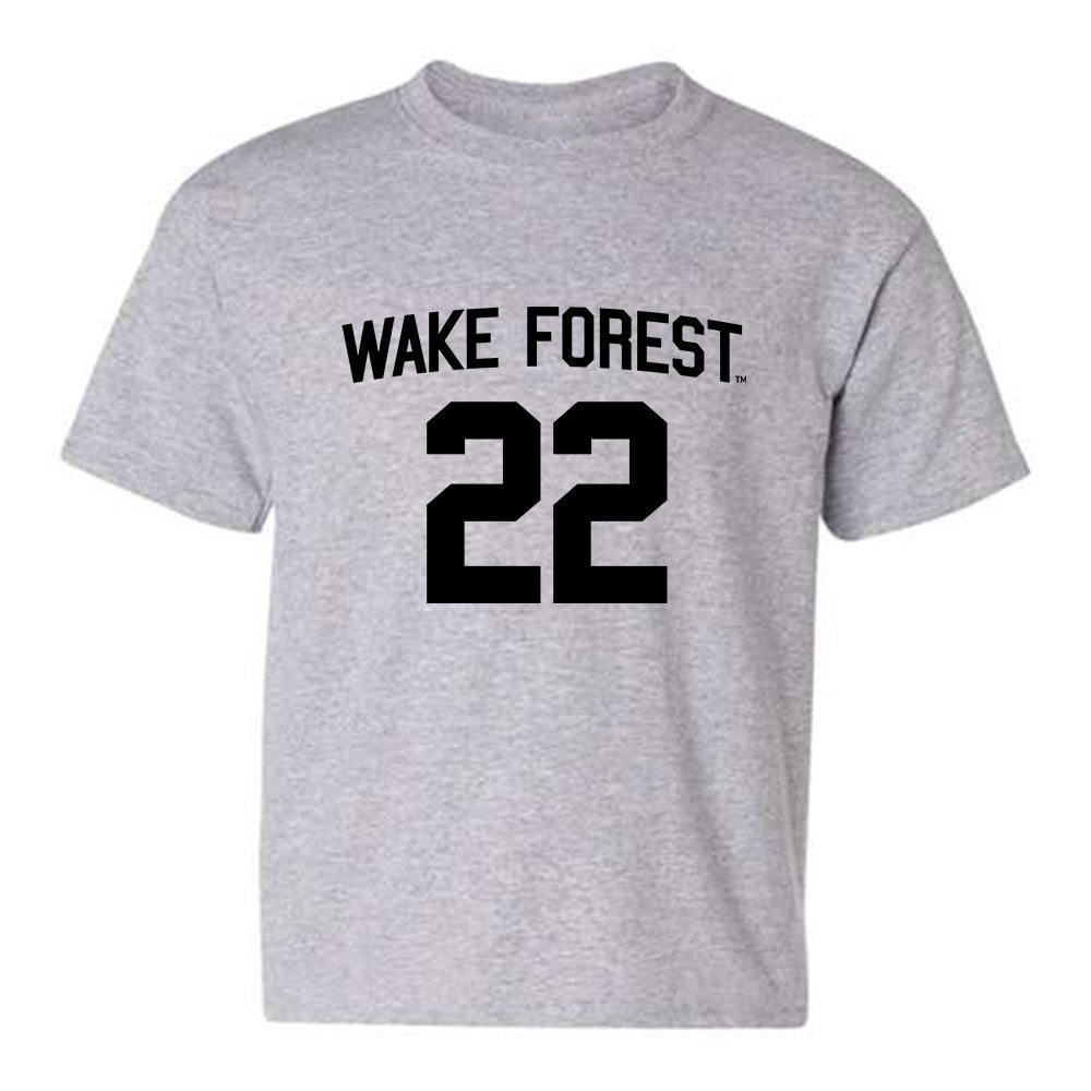 Wake Forest - NCAA Women's Soccer : Josie Noble - Generic Shersey Youth T-Shirt