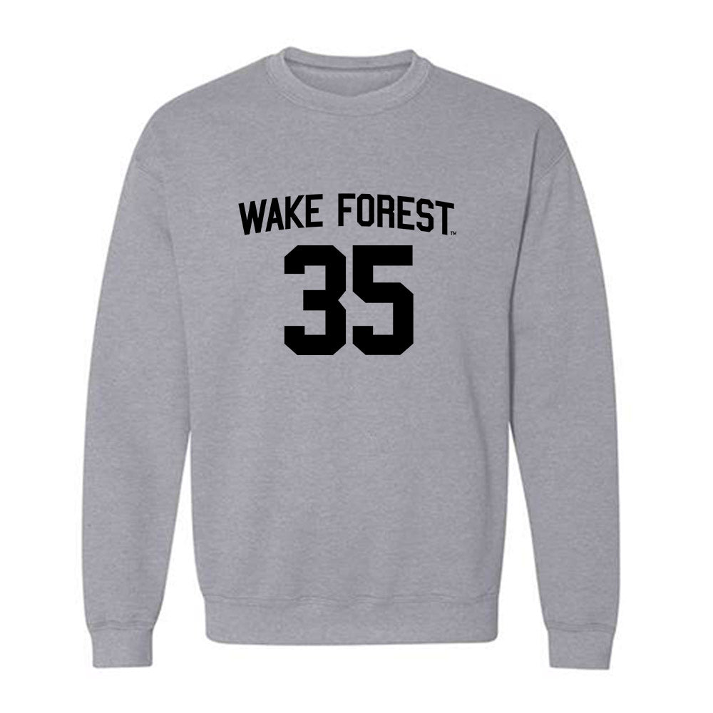 Wake Forest - NCAA Women's Basketball : Grace Galbavy - Generic Shersey Crewneck Sweatshirt-0