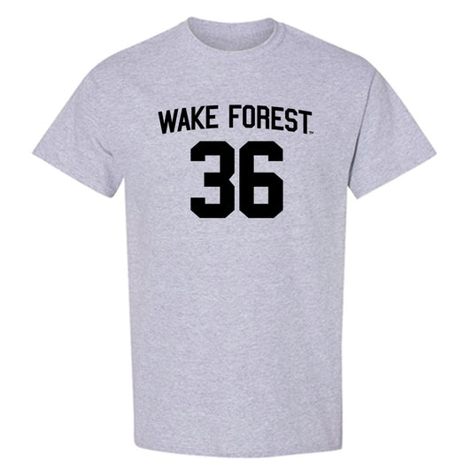 Wake Forest - NCAA Baseball : Cole Miller - Generic Shersey T-Shirt-0