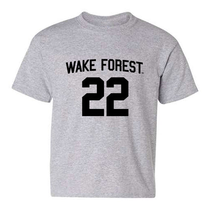 Wake Forest - NCAA Football : Myles Turpin - Generic Shersey Youth T-Shirt-0