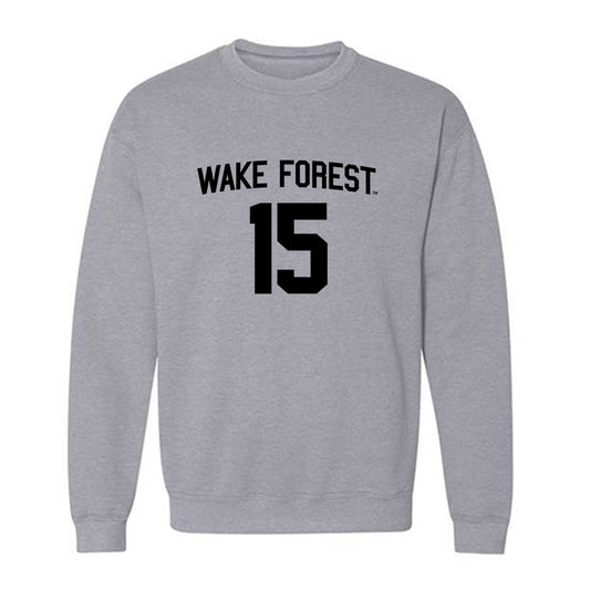 Wake Forest - NCAA Women's Soccer : Jordan Turner - Generic Shersey Crewneck Sweatshirt-0
