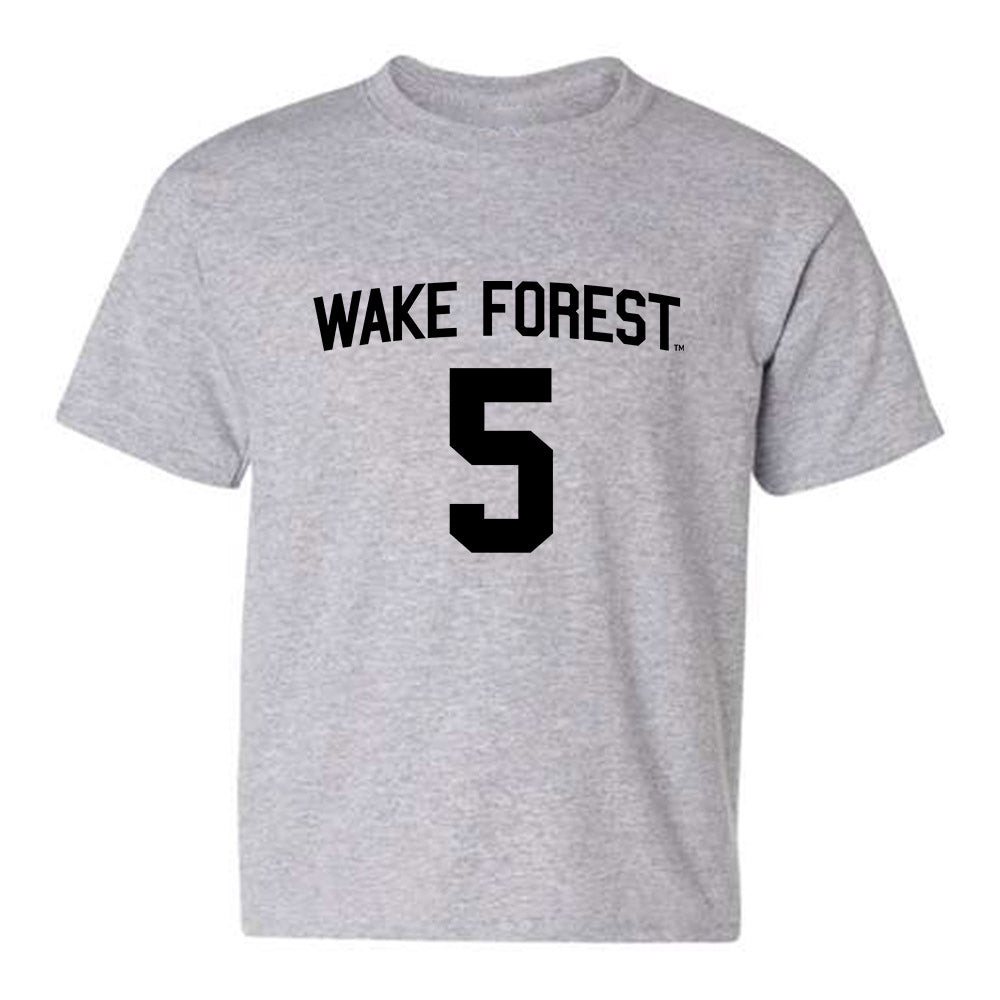 Wake Forest - NCAA Men's Soccer : Daniel Krueger - Generic Shersey Youth T-Shirt