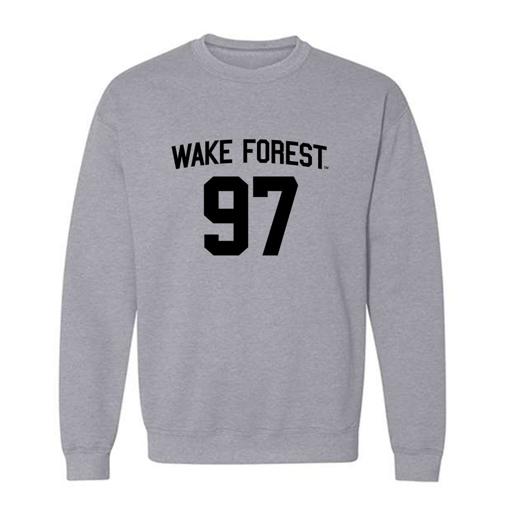Wake Forest - NCAA Football : Josiah Pratt - Generic Shersey Crewneck Sweatshirt-0