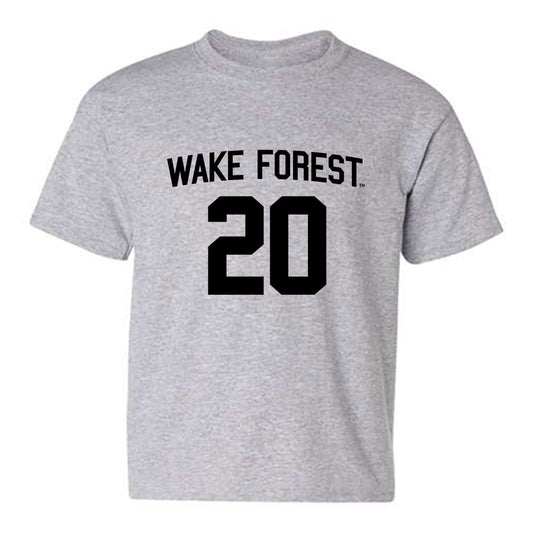 Wake Forest - NCAA Men's Soccer : Alfred Debah - Generic Shersey Youth T-Shirt-0