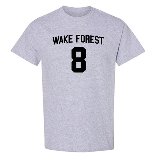 Wake Forest - NCAA Baseball : Matt Conte - Generic Shersey T-Shirt-0