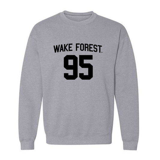 Wake Forest - NCAA Football : Brandon Smiley - Generic Shersey Crewneck Sweatshirt-0