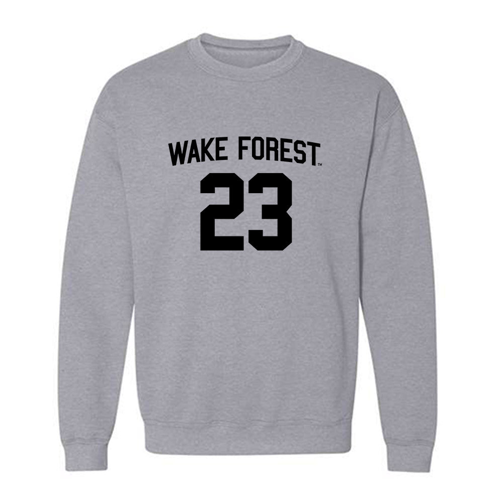 Wake Forest - NCAA Women's Soccer : Allie Schmidt - Generic Shersey Crewneck Sweatshirt-0