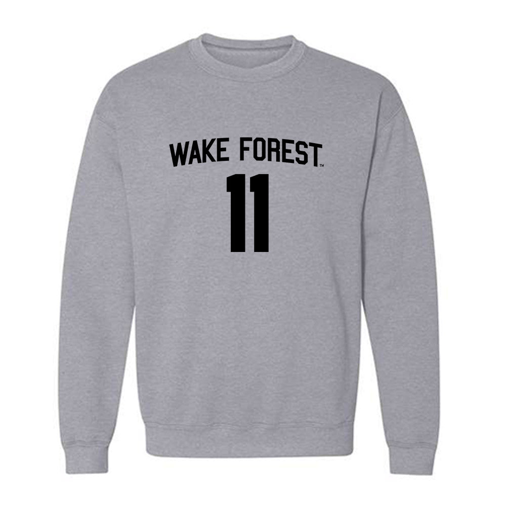 Wake Forest - NCAA Men's Basketball : Marqus Marion - Generic Shersey Crewneck Sweatshirt