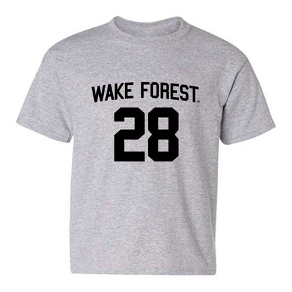 Wake Forest - NCAA Baseball : Rhys Bowie - Generic Shersey Youth T-Shirt-0