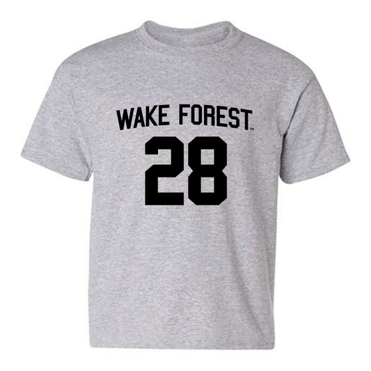 Wake Forest - NCAA Baseball : Rhys Bowie - Generic Shersey Youth T-Shirt-0