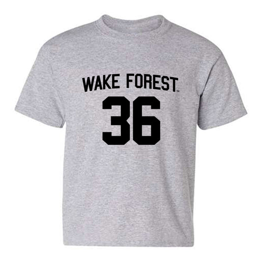 Wake Forest - NCAA Baseball : Cole Miller - Generic Shersey Youth T-Shirt-0