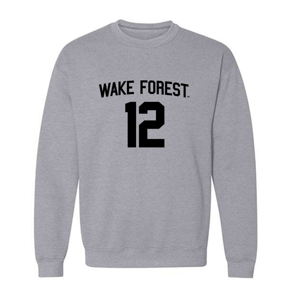 Wake Forest - NCAA Women's Soccer : Aislynn Maguire - Generic Shersey Crewneck Sweatshirt-0