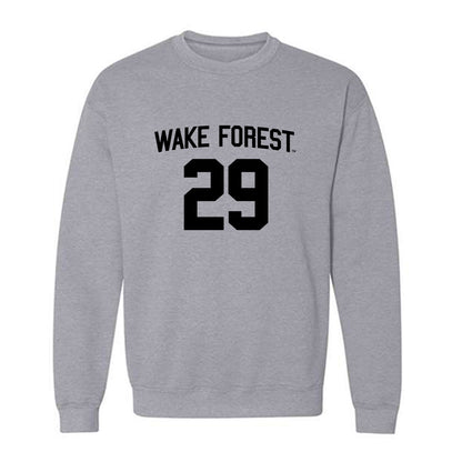 Wake Forest - NCAA Baseball : Matt Bedford - Generic Shersey Crewneck Sweatshirt-0