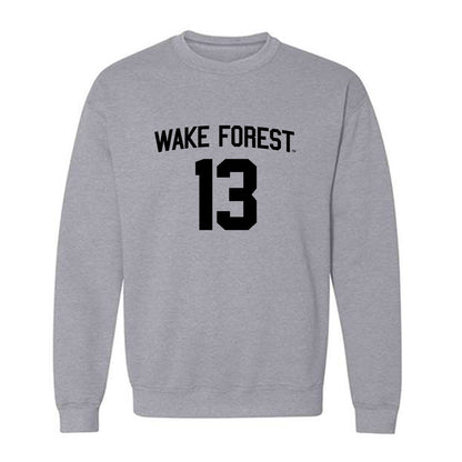 Wake Forest - NCAA Baseball : Cameron Bagwell - Generic Shersey Crewneck Sweatshirt-0