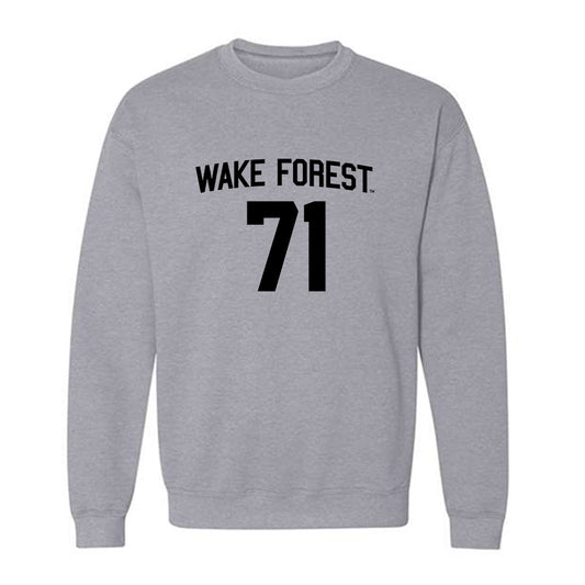 Wake Forest - NCAA Football : Keagen Trost - Crewneck Sweatshirt