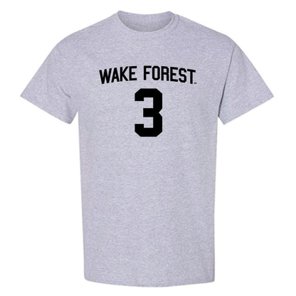 Wake Forest - NCAA Football : JaMario Clements - Generic Shersey T-Shirt-0