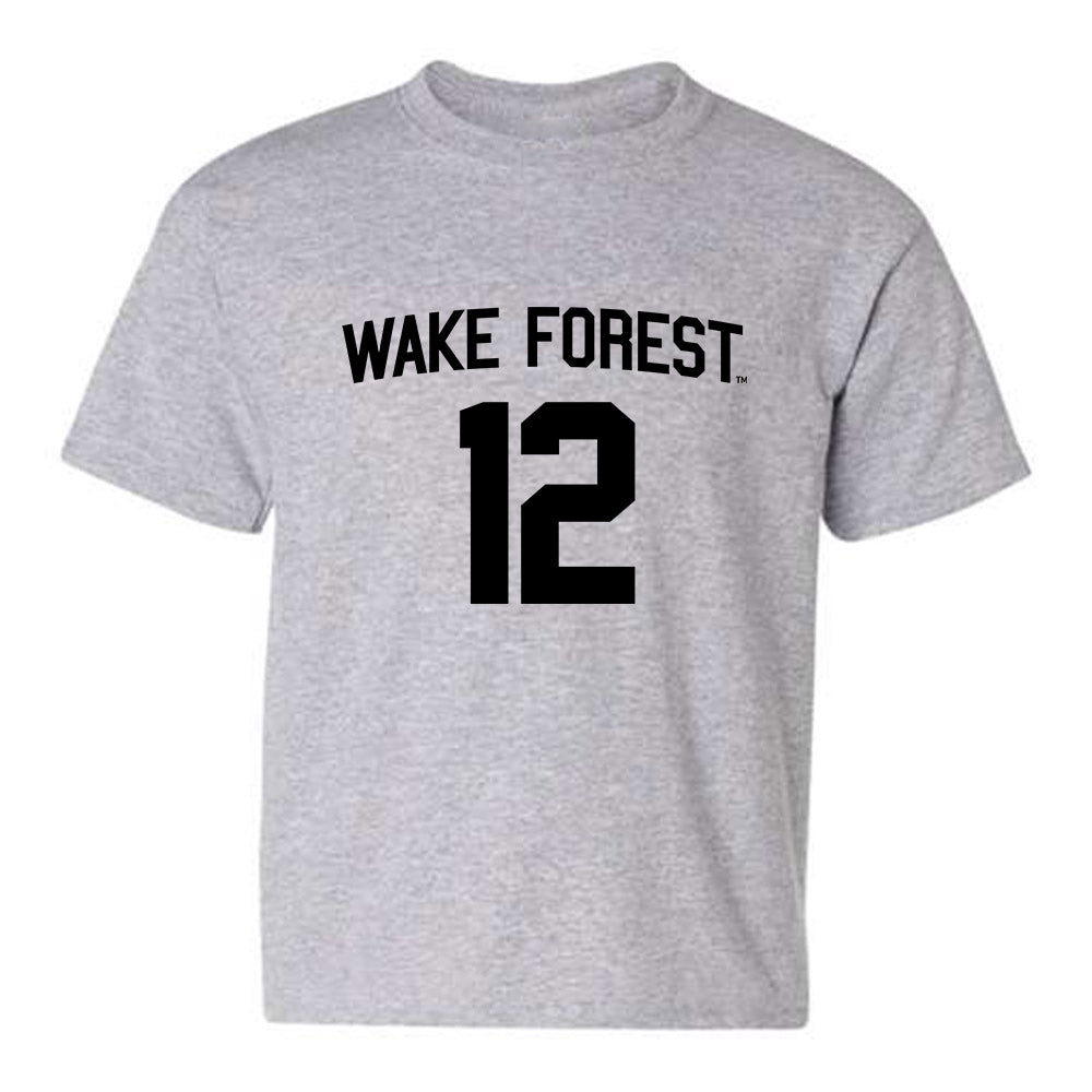 Wake Forest - NCAA Football : Jaxon Mull - Youth T-Shirt