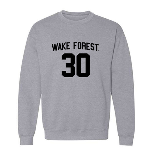 Wake Forest - NCAA Baseball : Duncan Marsten - Generic Shersey Crewneck Sweatshirt-0