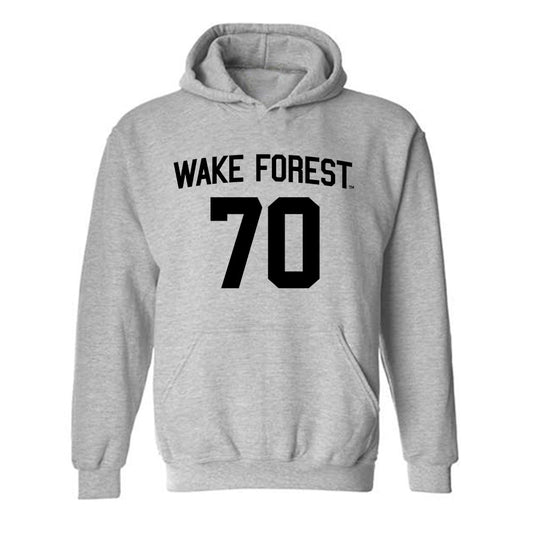 Wake Forest - NCAA Football : Devin Kylany - Generic Shersey Hooded Sweatshirt-0