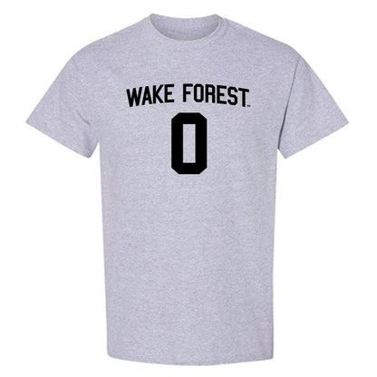 Wake Forest - NCAA Baseball : Cuyler Baxter - Generic Shersey T-Shirt-0