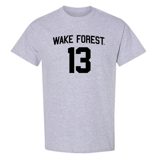 Wake Forest - NCAA Baseball : Cameron Bagwell - Generic Shersey T-Shirt-0