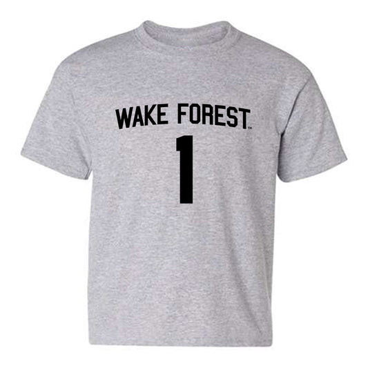 Wake Forest - NCAA Men's Soccer : John Di Stefano - Generic Shersey Youth T-Shirt-0